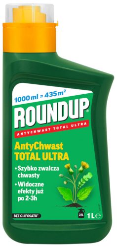 Substral Roundup AntyChwast TOTAL Ultra Konzentrat - Natürlicher Unkrautvernichter ohne Glyphosat, 1 l