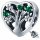  CHARMS HERZ BAUM DES GLÜCKS Silber 925 Perle Baum des Lebens Charms PR925