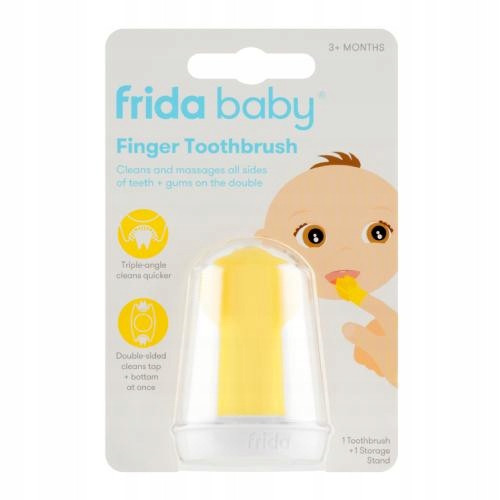  Fridababy Smilefrida Fingerzahnbürste, gelb