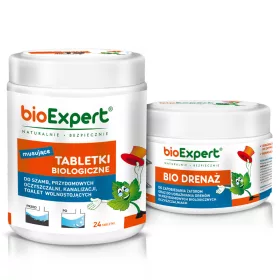   Bakterien für Klärgruben Tabletten 24 Stück für 2 Jahre + Bio-Entkeimer 250 g BIOEXPERT