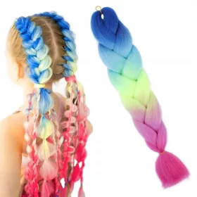  SYNTHETISCHES KÜNSTLICHES HAAR FÜR BRIDGE OMBRE FARBE E7