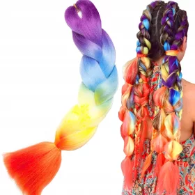    SYNTHETISCHES KÜNSTLICHES HAAR FÜR ZÖPFE BOXING BRITISH OMBRE D5