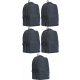 Schwarzer Jugend-Schulrucksack Oxford klassisch - Ideal für Klassen 4-8 und Sport