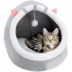  ZWIERZOPASJA Katzenhaus Grautöne rund 48 cm x 42 cm x 38 cm
