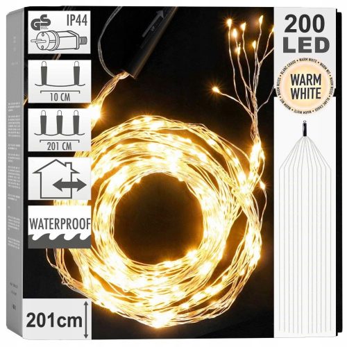  ProGarden Weihnachtsbaumbeleuchtung innen 20 m 101 - 200 Lichter