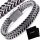  Wunderschönes Herrenarmband, Stahl, Leder, HÖCHSTE QUALITÄT, VIELSEITIGES PREMIUM