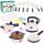  Kochset 16-teilig, Töpfe, Küchenutensilien, Happy Kitchen