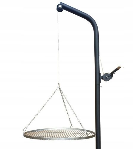  Gartengrill auf Ausleger Kranausleger mit Edelstahlrost 60 cm