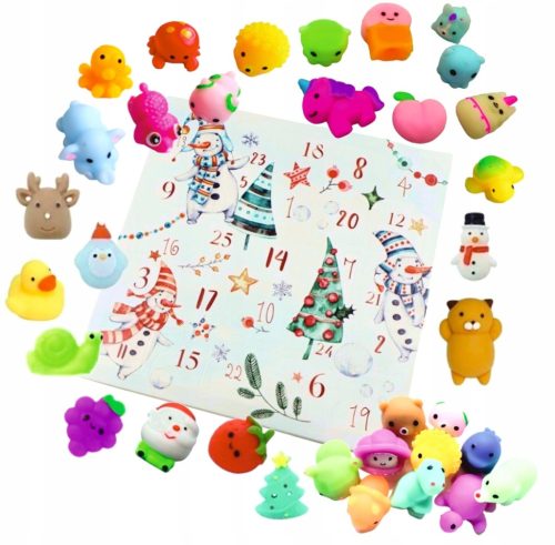  ADVENTSKALENDER MOCHI Moji SQUISHY GNIOTKI TOYS Kindergeschenk WEIHNACHTEN