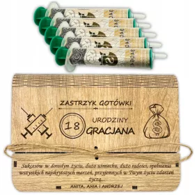  Geldspritze GESCHENK 18 30 40 50 60 Geburtstag