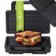  Elektrischer Grill-Sandwich-Maker 2in1 Panini, austauschbare antihaftbeschichtete Platten