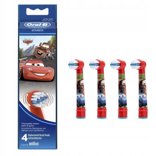  4x Original Oral-B Tip für Kinderautos