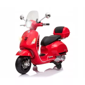    Elektrisches batteriebetriebenes Kindermotorrad Vespa GTS Super Red Milly Mally