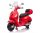 Elektrisches batteriebetriebenes Kindermotorrad Vespa GTS Super Red Milly Mally