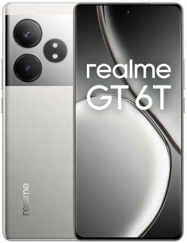  realme GT 6T 8 GB / 256 GB 5G Smartphone Silber