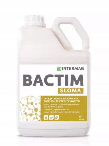 Bactim Stroh 5L von Intermag - Biopräparat zur Beschleunigung der Pflanzenresteverwertung