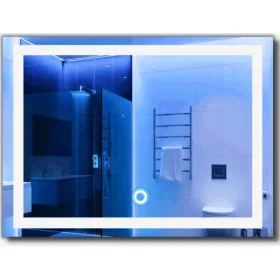  LED-SPIEGEL 100x95 cm BELEUCHTETER TOUCH-SCHALTER