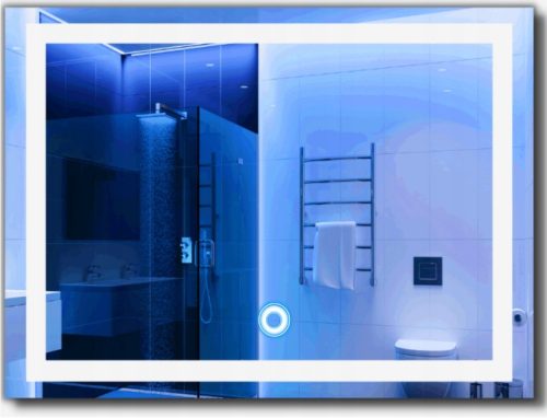  LED-SPIEGEL 100x95 cm BELEUCHTETER TOUCH-SCHALTER