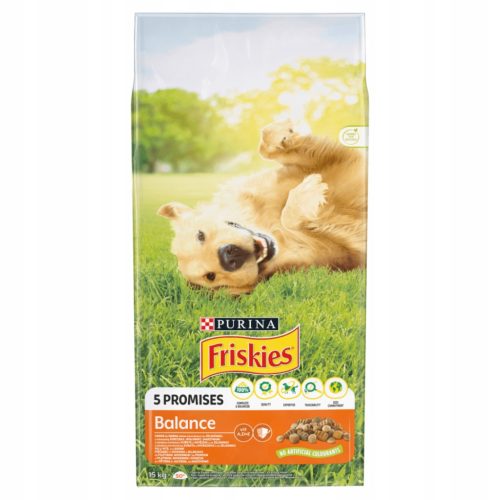  PURINA FRISKIES Balance Hundefutter Huhn 15kg