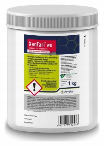 Xentari WG 1Kg - Biologischer Insektizid als Wasserlösliches Granulat