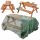  Picknickbank Tisch mit Abdeckung Gartentisch mit Bank Kinder 1-5l EKO