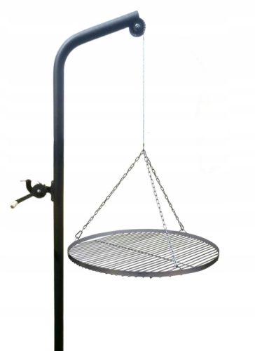  Gartengrill, Lagerfeuer, Kran am Ausleger, Rost 60 Edelstahl INOX