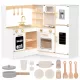  Lernspielzeug-Eckküche aus Holz mit Kühlschrank- und Ofenzubehör
