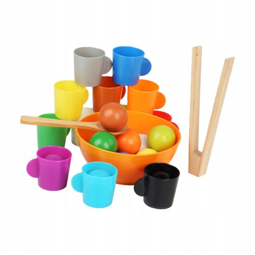  Kugeln in Tassen Montessori-Spielzeug Valentinstagsgeschenke Für Kinder in
