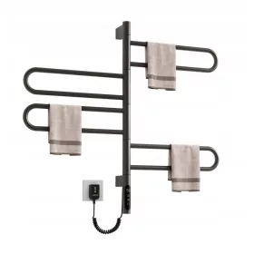  SIOYIE elektrischer Badheizkörper 120 W 450 x 675 mm weiß