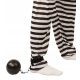  Halloween-Häftlingskostüm mit Ball und Kette