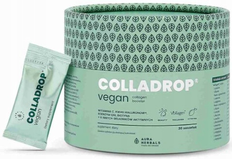 Colladrop Vegan30 – Vegane Alternative zu Kollagen, 30 Sachets