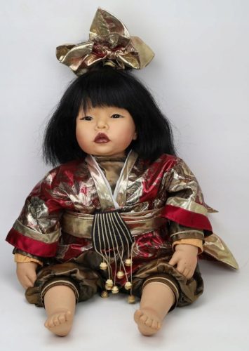  Götz Götz Carin Lossnitzer Carlos original orientalische Puppe Vinyl 56 cm