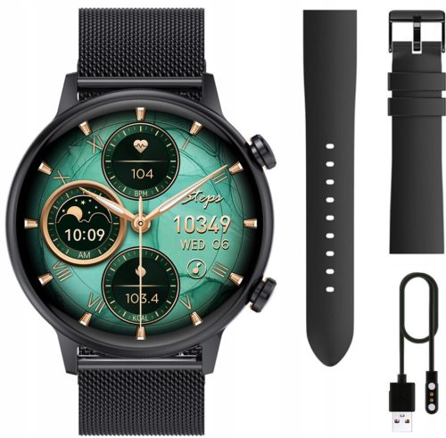  Manta Damen Smartwatch Alexa Mini Schwarz SWU502BK schwarz