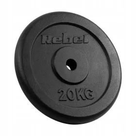    Gusseisenlast 20 kg, Loch 31 mm, klassische REBEL ACTIVE-Platte