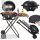  ELEKTROGRILL STEHEND 2IN1 GARTEN BALKON KLAPPBAR 2400W 190 °C