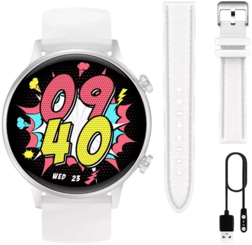  Manta Smartwatch Damen Smartwatch Alexa Mini SWU502WH weiß