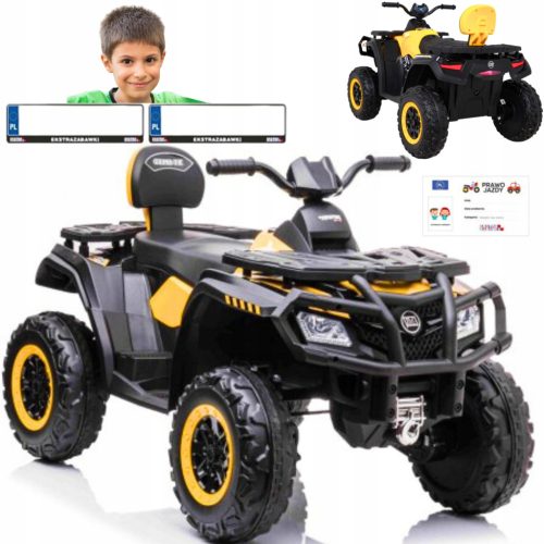  Großes Quad mit XT-SPEED-Akku 4x80W 24V7Ah Gelb
