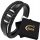  ELEGANTES HERREN-LEDERARMBAND, 316L-STAHL, SCHWARZ M56 + BOX