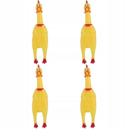  Puppy Toys Gummihuhn-Set 4