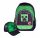 Minecraft Rucksack "TimeToMine" mit Kappe für Fans der ikonischen Pixelwelt
