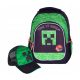 Minecraft Rucksack "TimeToMine" mit Kappe für Fans der ikonischen Pixelwelt
