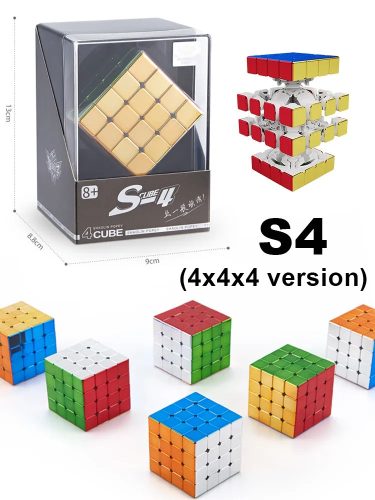  Cyclone Boys Plating 3x3x3 4x4 2x2 Magnetische Zauberwürfel 3x3 Spielzeug
