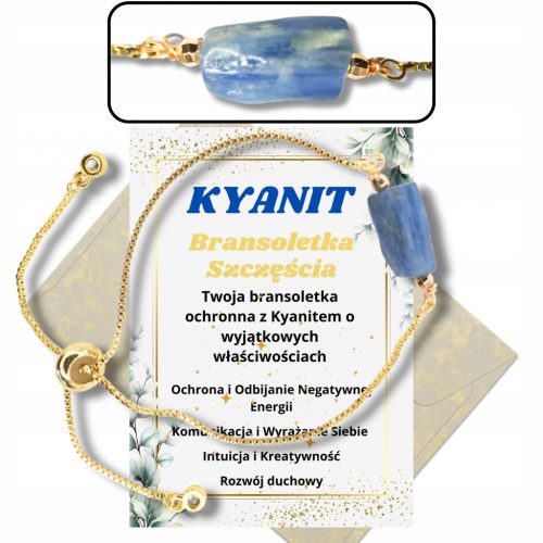  Armband des Glücks, KYANIT, KYANIT, KIANIT, Naturstein, Schutz