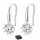  925 Silber OHRRINGE mit Zirkonen SILBER Ohrstecker Damen