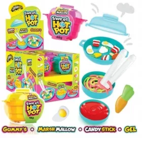   Süße Topf-Candy-Mischung Johny Bee, Tutt-Frutti Geschmack, 12 Stück, 576g