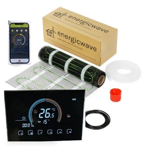 Heizset, Heizmatte 0,5M2 mit WLAN-Thermostat