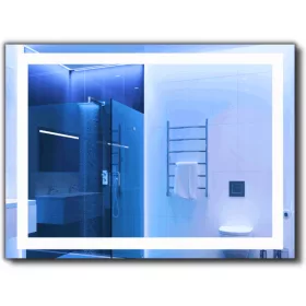  100x60 Badezimmerspiegel mit LED-Beleuchtung und Mustern