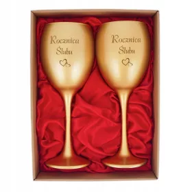    Goldbrille mit passender Gravur, Geschenk zum Hochzeitstag für ein Paar