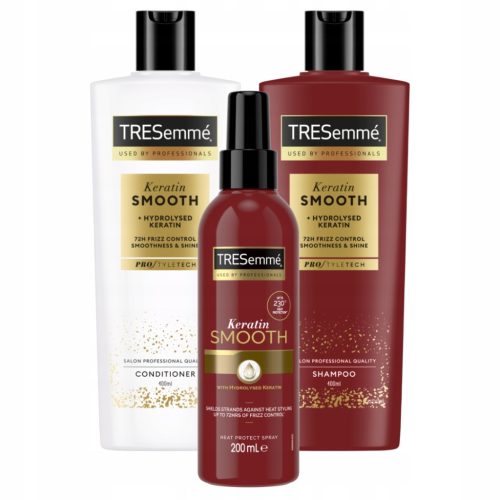  Tresemme Shampoo und Spülung mit Keratin 400 ml + Tresemme Keratin Spray 200 ml gr