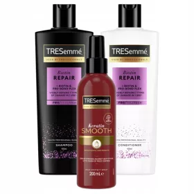    Tresemme Biotin Shampoo 400 ml Biotin Conditioner 400 ml + Tresemme Keratin Spray